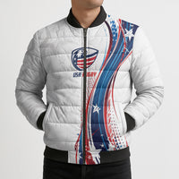 2026 Rugby Nations Series Custom United States Bomber Puffer Jacket Bald Eagle Heritage