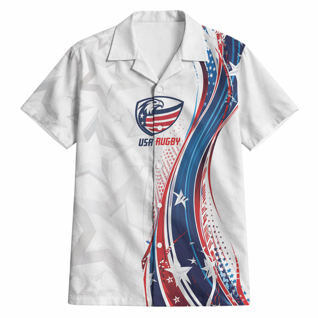 2026 Rugby Nations Series Custom United States Hawaiian Shirt Bald Eagle Heritage