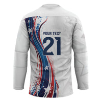 2026 Rugby Nations Series Custom United States Hockey Jersey Bald Eagle Heritage