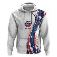 2026 Rugby Nations Series Custom United States Hoodie Bald Eagle Heritage