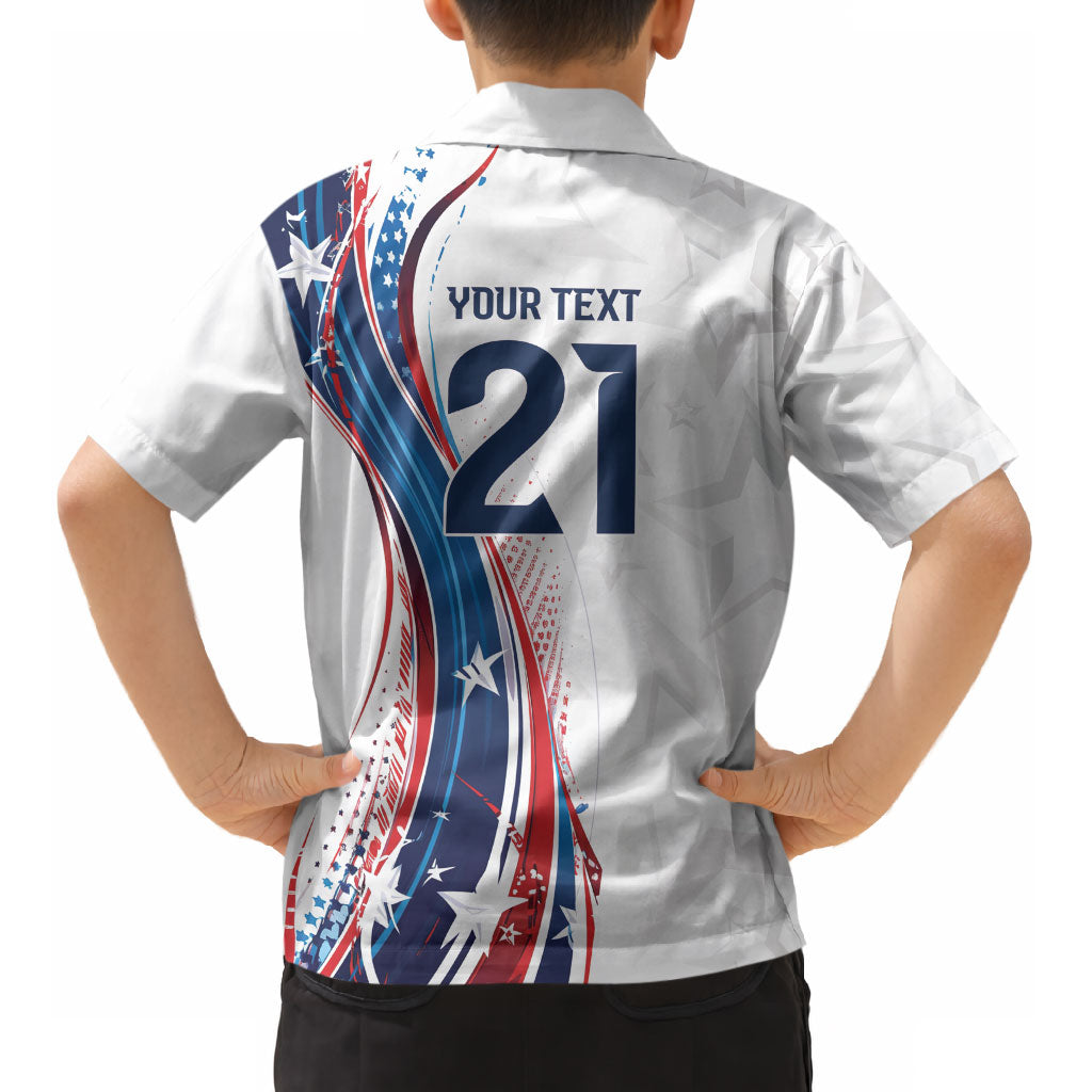 2026 Rugby Nations Series Custom United States Kid Hawaiian Shirt Bald Eagle Heritage