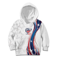 2026 Rugby Nations Series Custom United States Kid Hoodie Bald Eagle Heritage