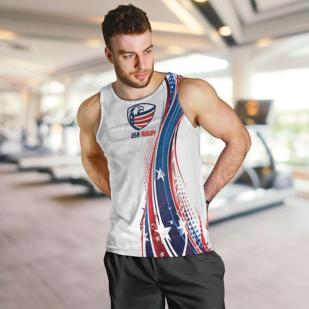 2026 Rugby Nations Series Custom United States Men Tank Top Bald Eagle Heritage