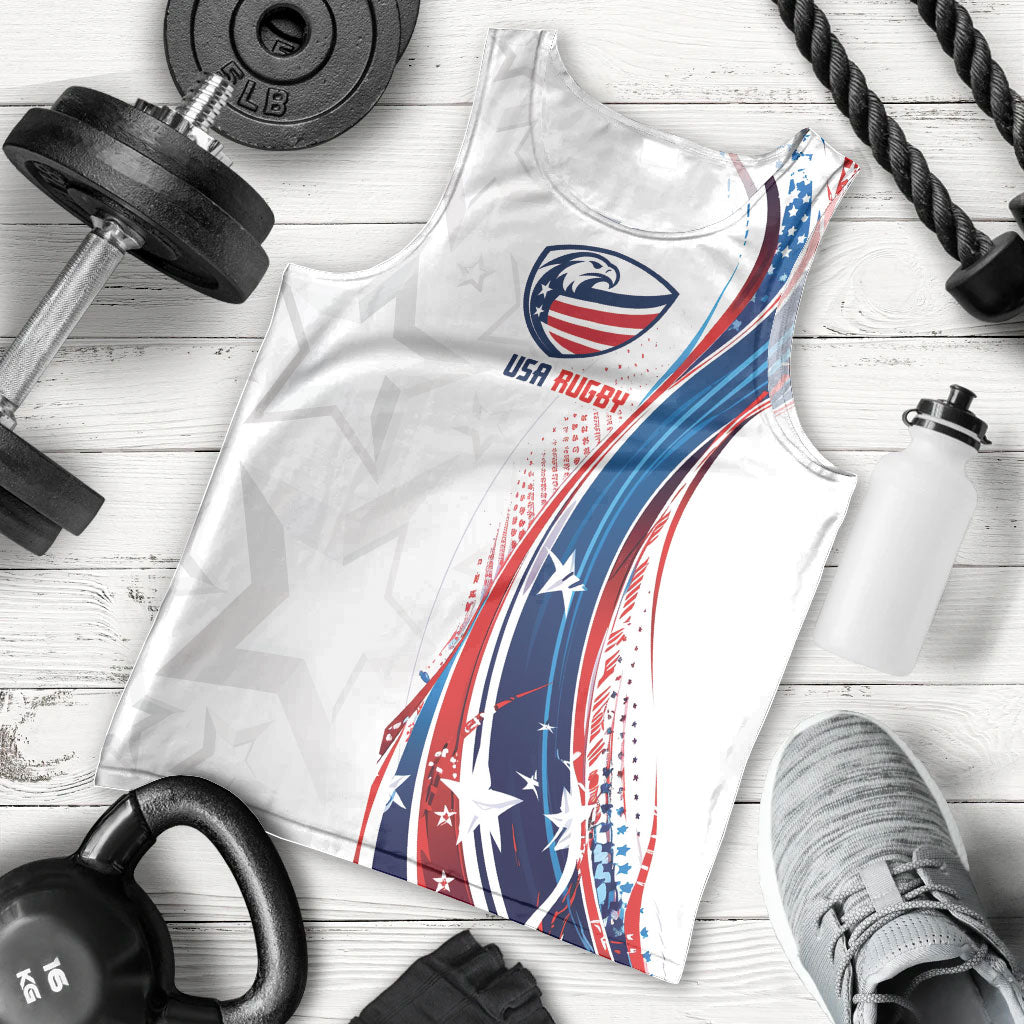 2026 Rugby Nations Series Custom United States Men Tank Top Bald Eagle Heritage