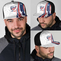 2026 Rugby Nations Series United States Mesh Trucker Cap Bald Eagle Heritage