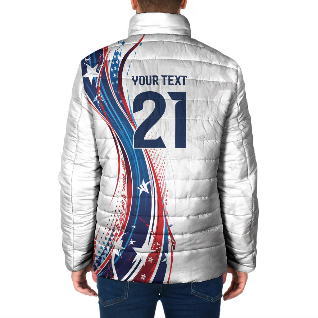 2026 Rugby Nations Series Custom United States Padded Jacket Bald Eagle Heritage