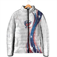 2026 Rugby Nations Series Custom United States Padded Jacket Bald Eagle Heritage