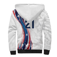 2026 Rugby Nations Series Custom United States Sherpa Hoodie Bald Eagle Heritage