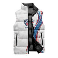 2026 Rugby Nations Series Custom United States Sleeveless Puffer Jacket Bald Eagle Heritage