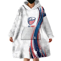 2026 Rugby Nations Series Custom United States Wearable Blanket Hoodie Bald Eagle Heritage