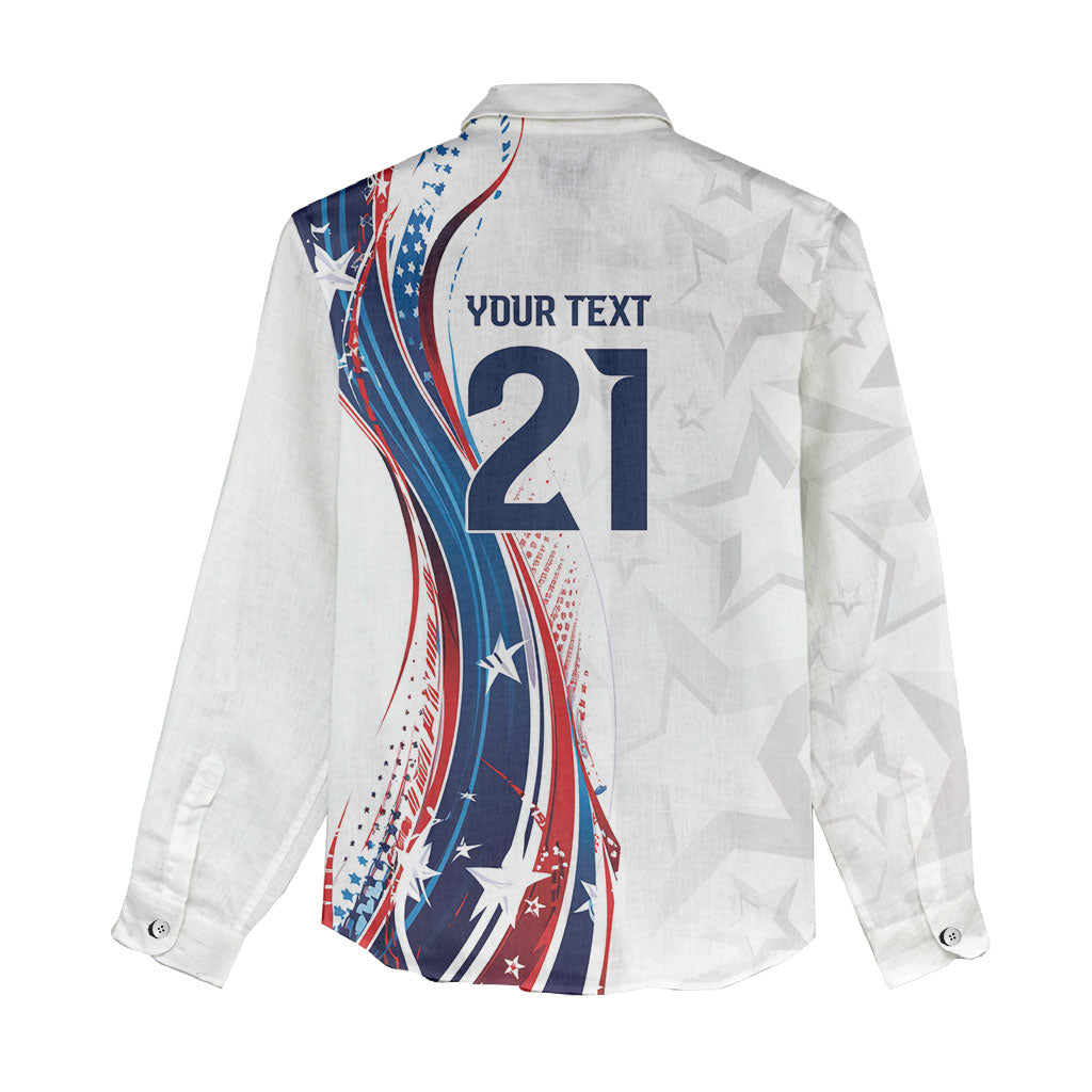 2026 Rugby Nations Series Custom United States Women Casual Shirt Bald Eagle Heritage