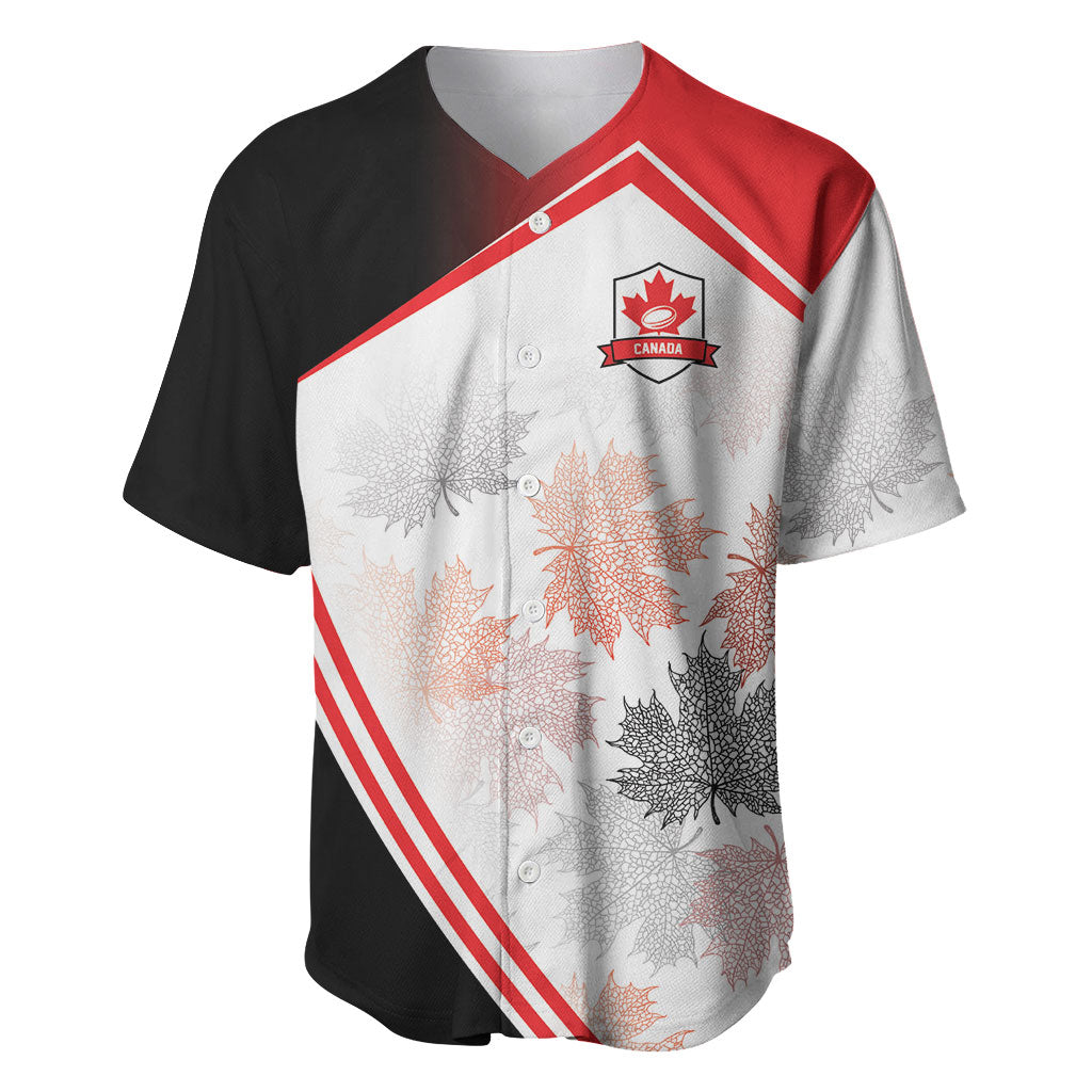 2026 Rugby Nations Series Custom Canada Baseball Jersey Les Rouges Maple Leaf