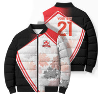 2026 Rugby Nations Series Custom Canada Bomber Puffer Jacket Les Rouges Maple Leaf