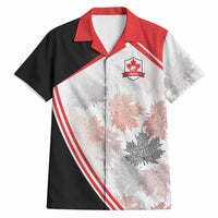 2026 Rugby Nations Series Custom Canada Hawaiian Shirt Les Rouges Maple Leaf