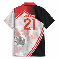 2026 Rugby Nations Series Custom Canada Hawaiian Shirt Les Rouges Maple Leaf