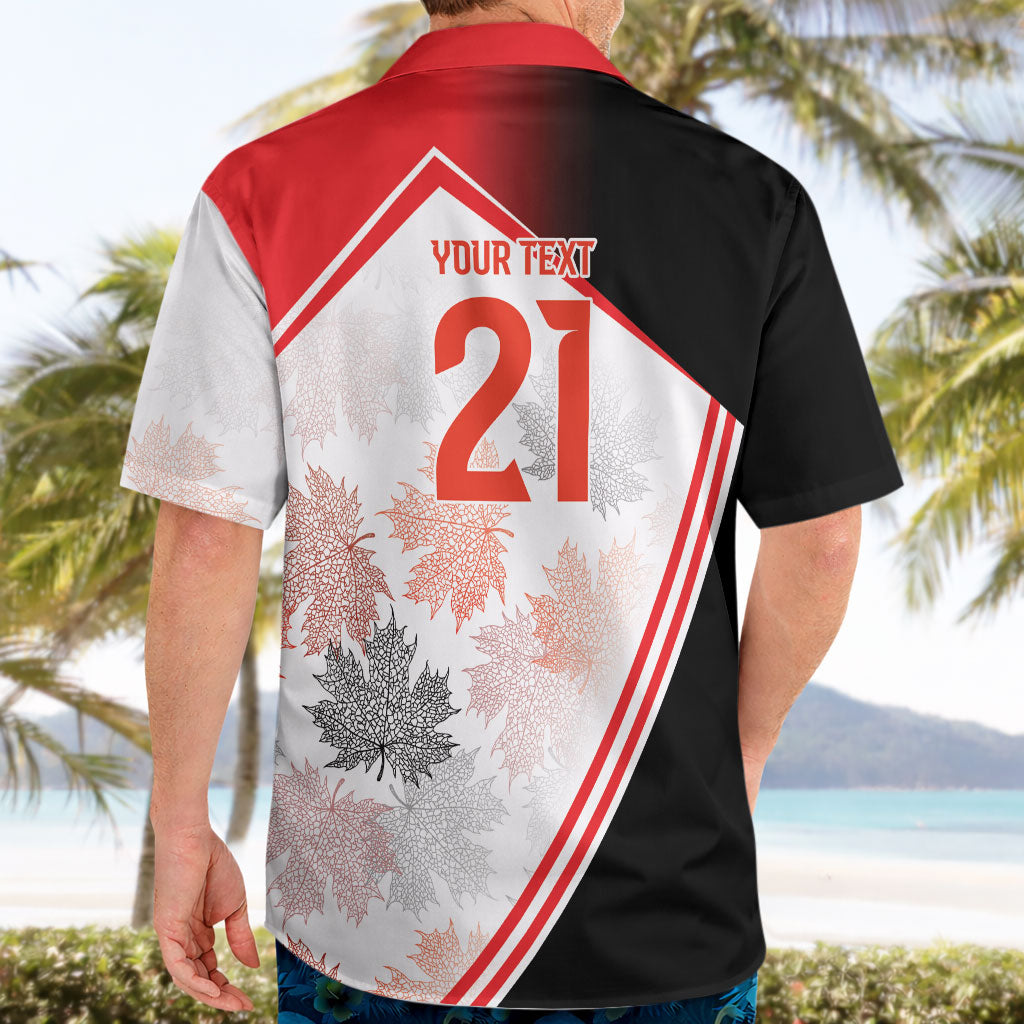 2026 Rugby Nations Series Custom Canada Hawaiian Shirt Les Rouges Maple Leaf