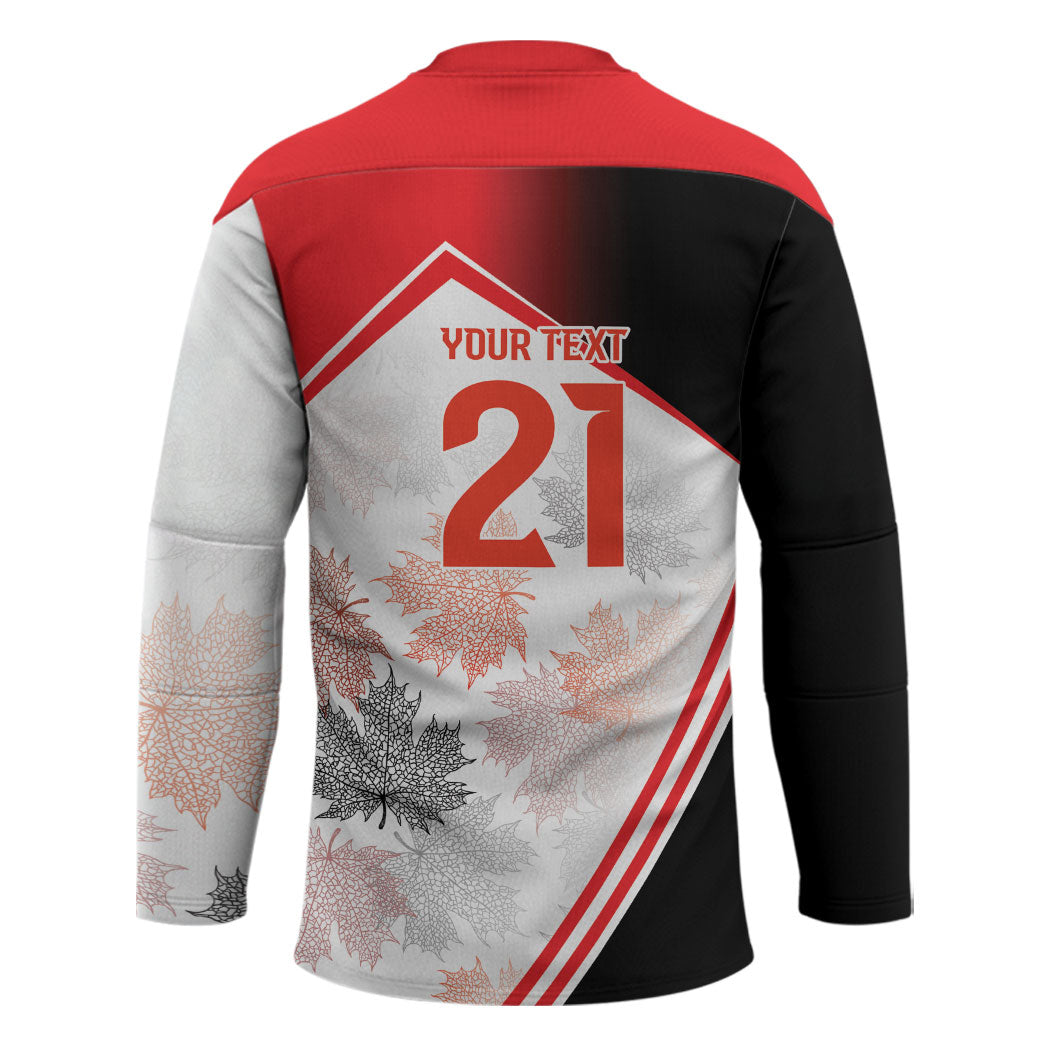 2026 Rugby Nations Series Custom Canada Hockey Jersey Les Rouges Maple Leaf