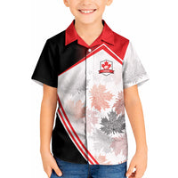 2026 Rugby Nations Series Custom Canada Kid Hawaiian Shirt Les Rouges Maple Leaf