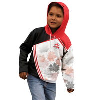 2026 Rugby Nations Series Custom Canada Kid Hoodie Les Rouges Maple Leaf