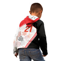 2026 Rugby Nations Series Custom Canada Kid Hoodie Les Rouges Maple Leaf