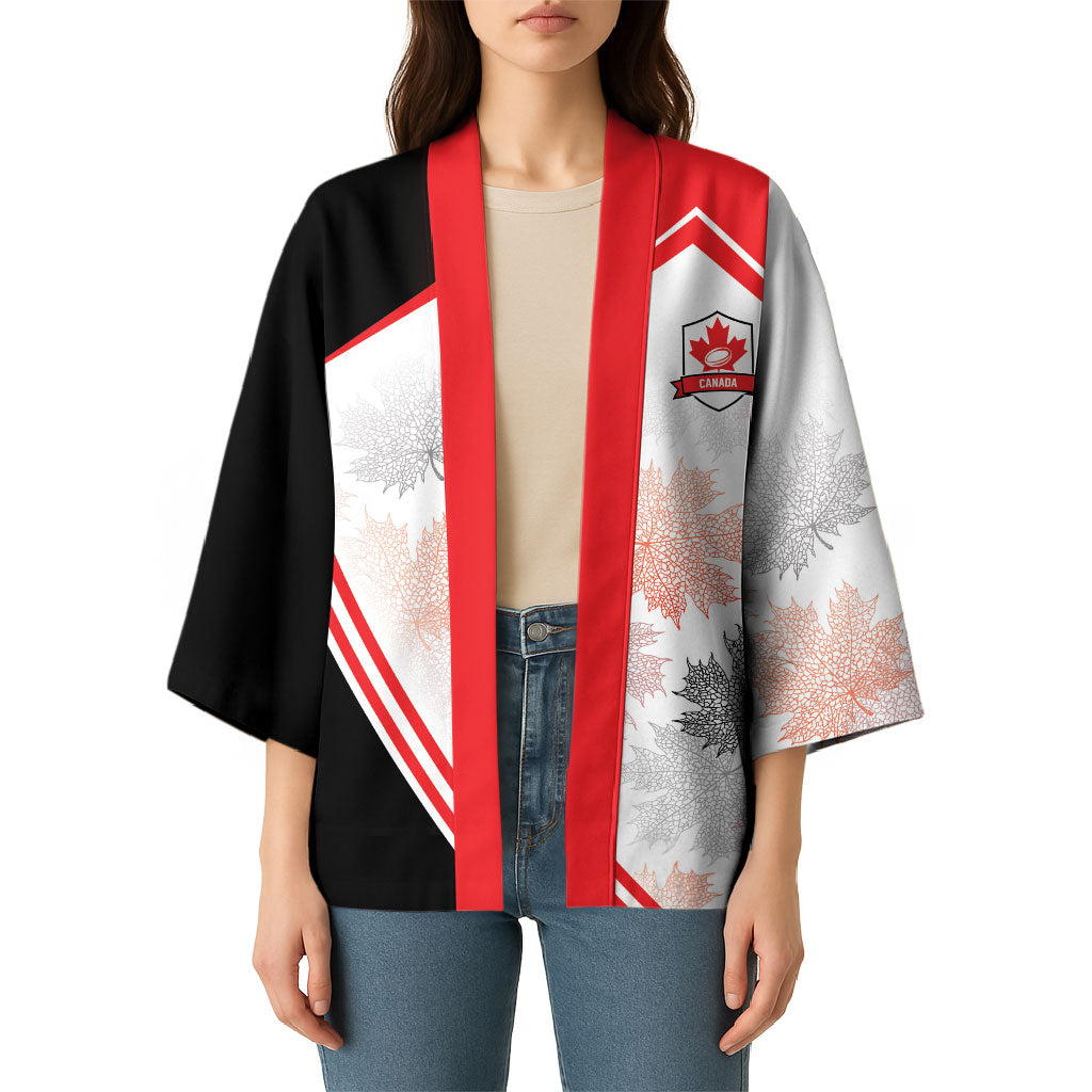 2026 Rugby Nations Series Custom Canada Kimono Les Rouges Maple Leaf