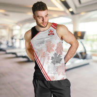 2026 Rugby Nations Series Custom Canada Men Tank Top Les Rouges Maple Leaf