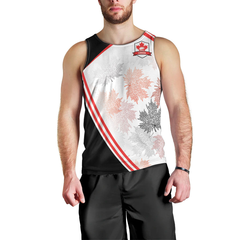 2026 Rugby Nations Series Custom Canada Men Tank Top Les Rouges Maple Leaf