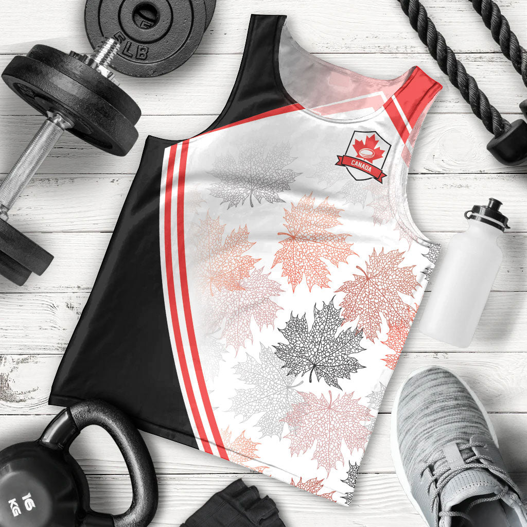 2026 Rugby Nations Series Custom Canada Men Tank Top Les Rouges Maple Leaf