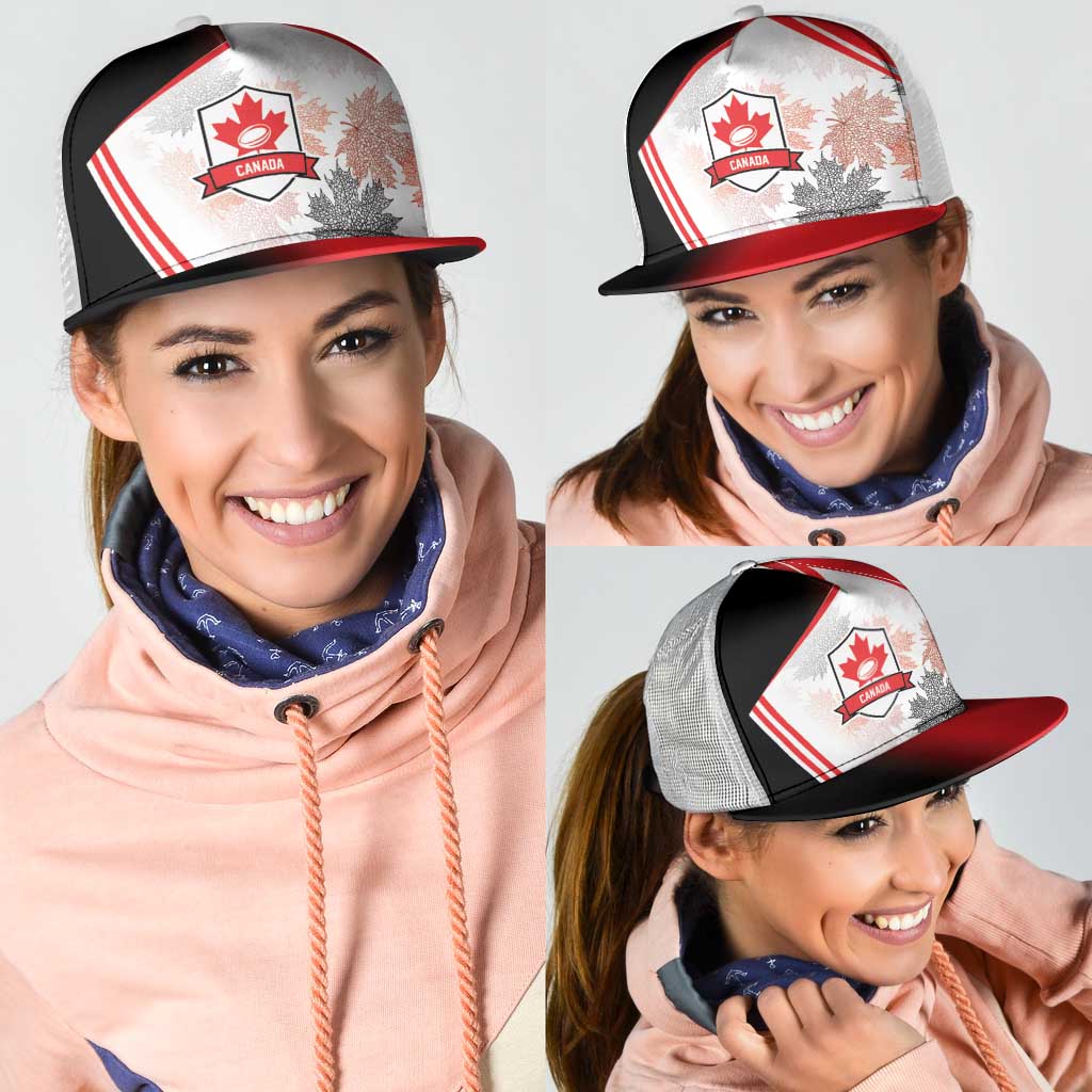 2026 Rugby Nations Series Canada Mesh Trucker Cap Les Rouges Maple Leaf