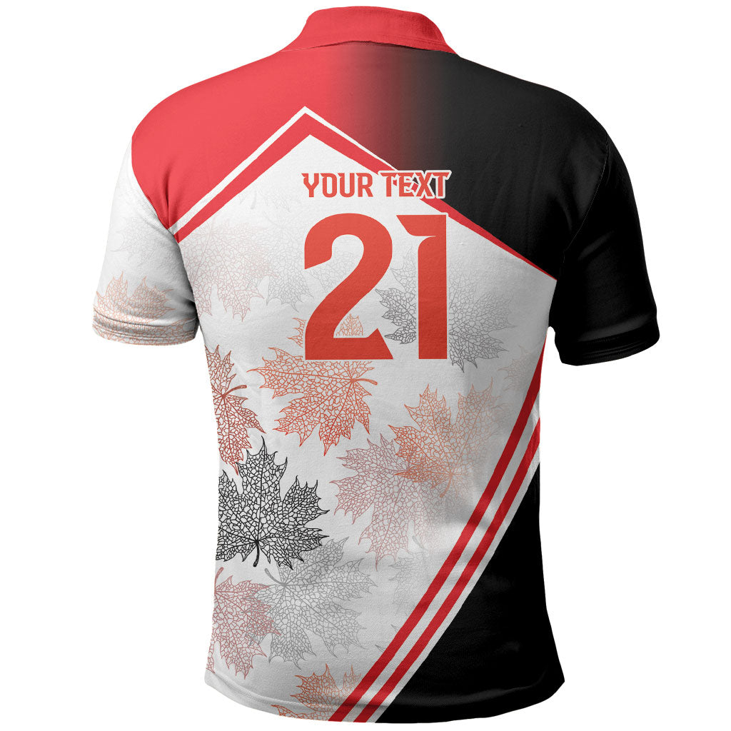2026 Rugby Nations Series Custom Canada Polo Shirt Les Rouges Maple Leaf