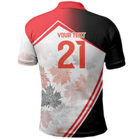 2026 Rugby Nations Series Custom Canada Polo Shirt Les Rouges Maple Leaf