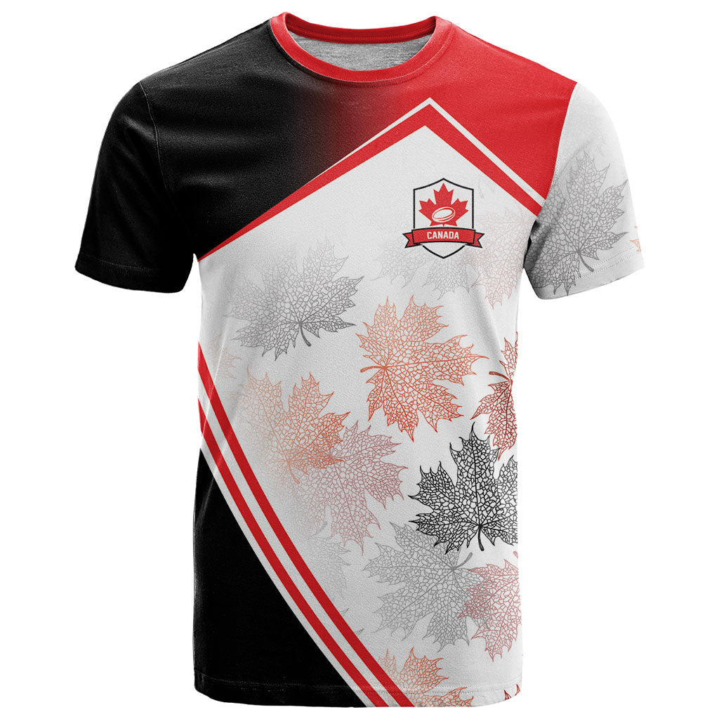 2026 Rugby Nations Series Custom Canada T Shirt Les Rouges Maple Leaf