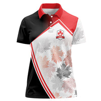 2026 Rugby Nations Series Custom Canada Women Polo Shirt Les Rouges Maple Leaf