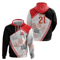 2026 Rugby Nations Series Custom Canada Zip Hoodie Les Rouges Maple Leaf