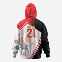 2026 Rugby Nations Series Custom Canada Zip Hoodie Les Rouges Maple Leaf