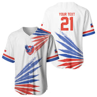 2026 Rugby Nations Series Custom Chile Baseball Jersey Los Condores Eagle Bold Stripes Pride