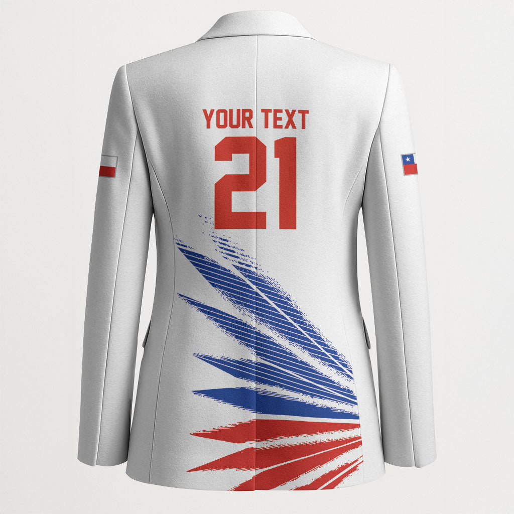 2026 Rugby Nations Series Custom Chile Blazer Los Condores Eagle Bold Stripes Pride