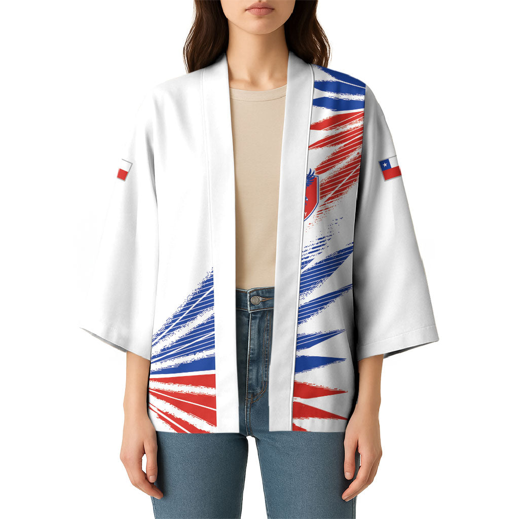 2026 Rugby Nations Series Custom Chile Kimono Los Condores Eagle Bold Stripes Pride