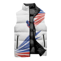 2026 Rugby Nations Series Custom Chile Sleeveless Puffer Jacket Los Condores Eagle Bold Stripes Pride