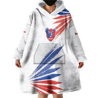 2026 Rugby Nations Series Custom Chile Wearable Blanket Hoodie Los Condores Eagle Bold Stripes Pride
