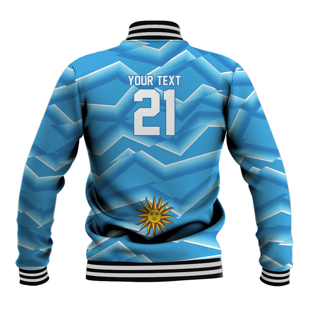 2026 Rugby Nations Series Custom Uruguay Baseball Jacket Los Teros Sun Of May