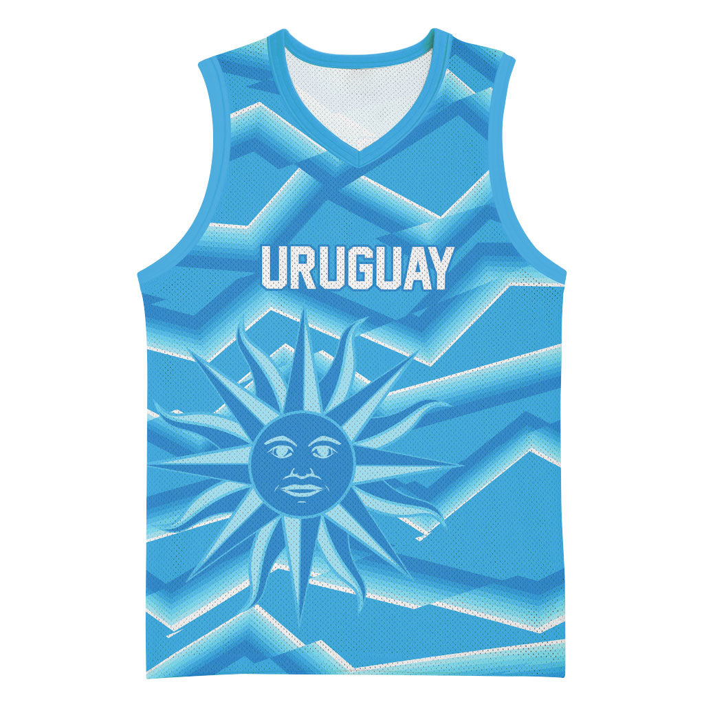2026 Rugby Nations Series Custom Uruguay Basketball Jersey Los Teros Sun Of May