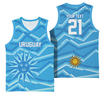 2026 Rugby Nations Series Custom Uruguay Basketball Jersey Los Teros Sun Of May