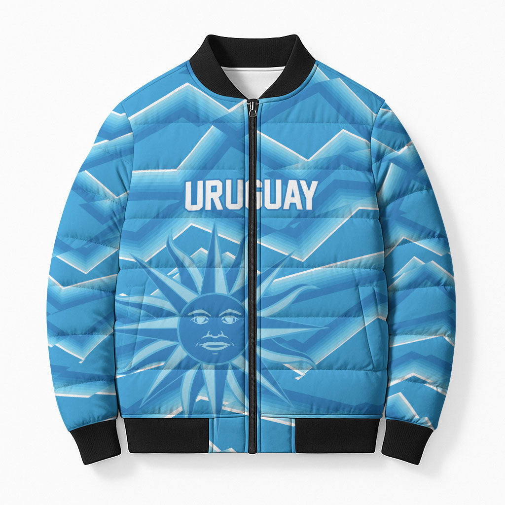 2026 Rugby Nations Series Custom Uruguay Bomber Puffer Jacket Los Teros Sun Of May