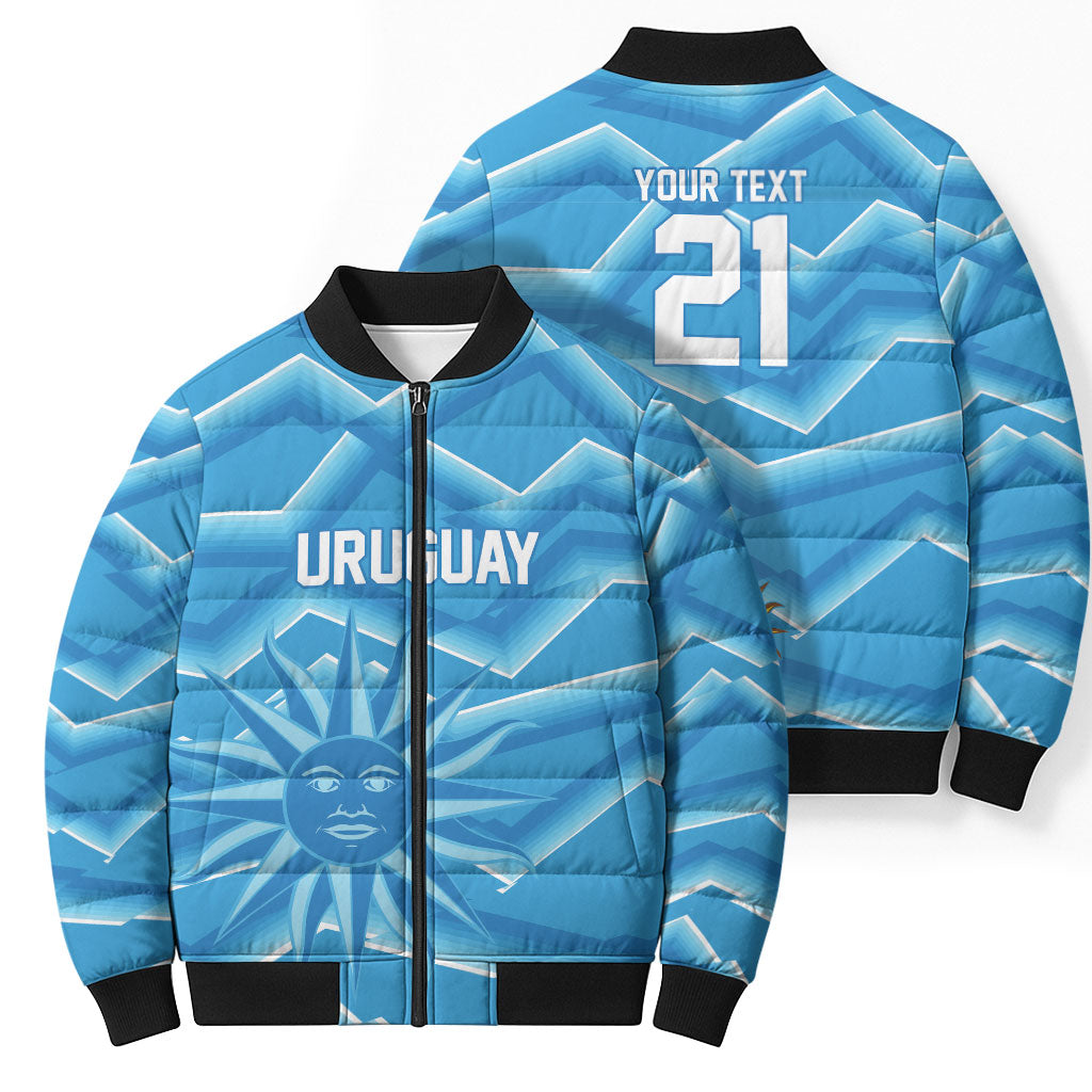 2026 Rugby Nations Series Custom Uruguay Bomber Puffer Jacket Los Teros Sun Of May