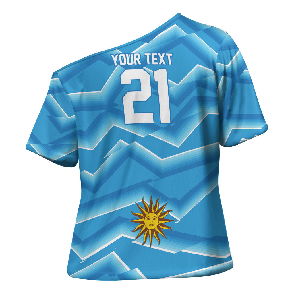 2026 Rugby Nations Series Custom Uruguay Cross Shoulder Shirt Los Teros Sun Of May