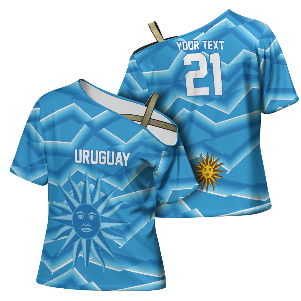 2026 Rugby Nations Series Custom Uruguay Cross Shoulder Shirt Los Teros Sun Of May