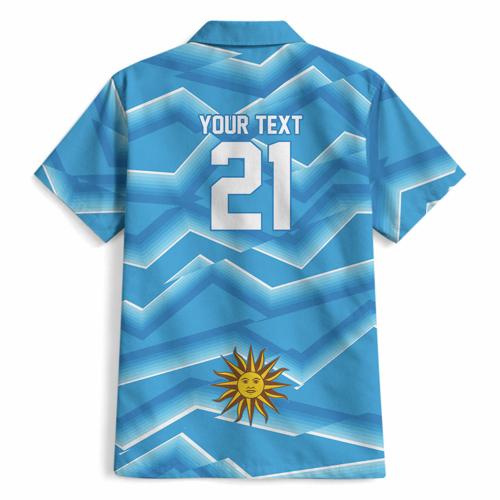 2026 Rugby Nations Series Custom Uruguay Hawaiian Shirt Los Teros Sun Of May