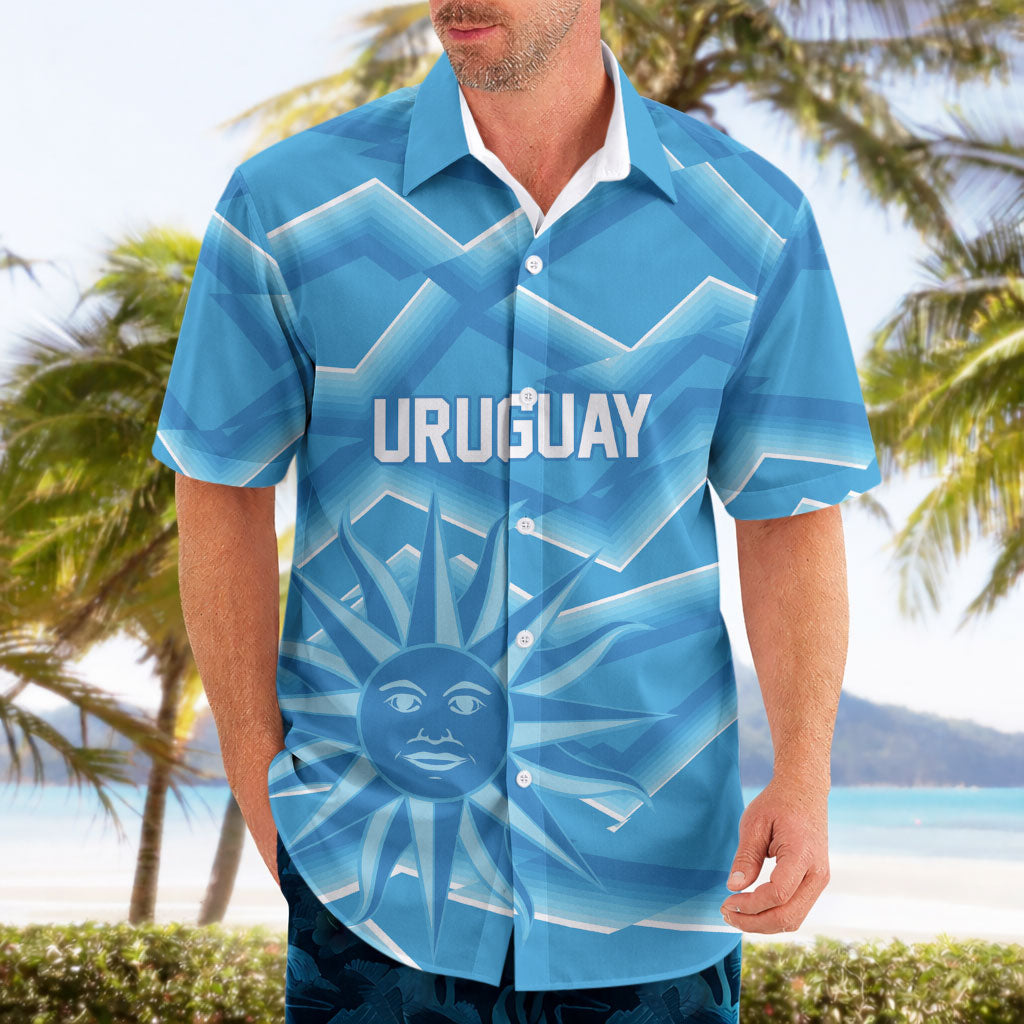 2026 Rugby Nations Series Custom Uruguay Hawaiian Shirt Los Teros Sun Of May