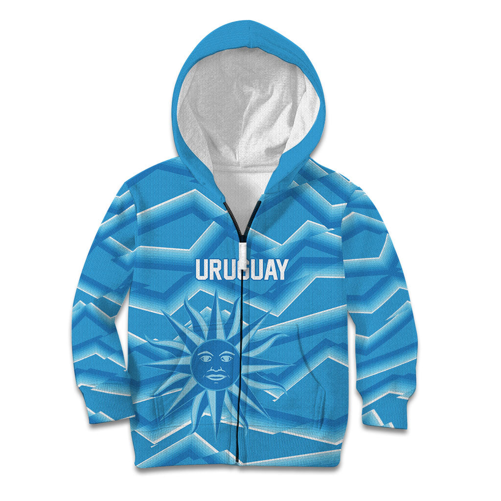 2026 Rugby Nations Series Custom Uruguay Kid Hoodie Los Teros Sun Of May